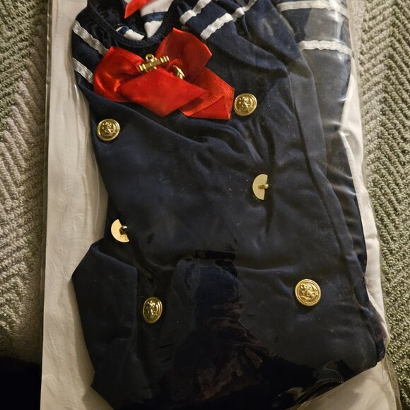 Flirty Halter Sailor Moon Corset Dress + Hat MEDIUM - Picture 5 of 16